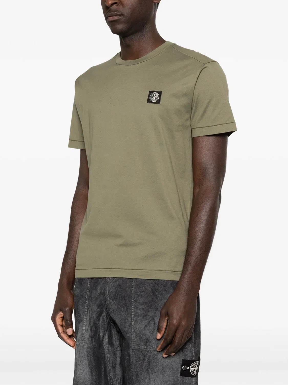 Футболка зеленого цвета Stone Island, зеленый — фото 2