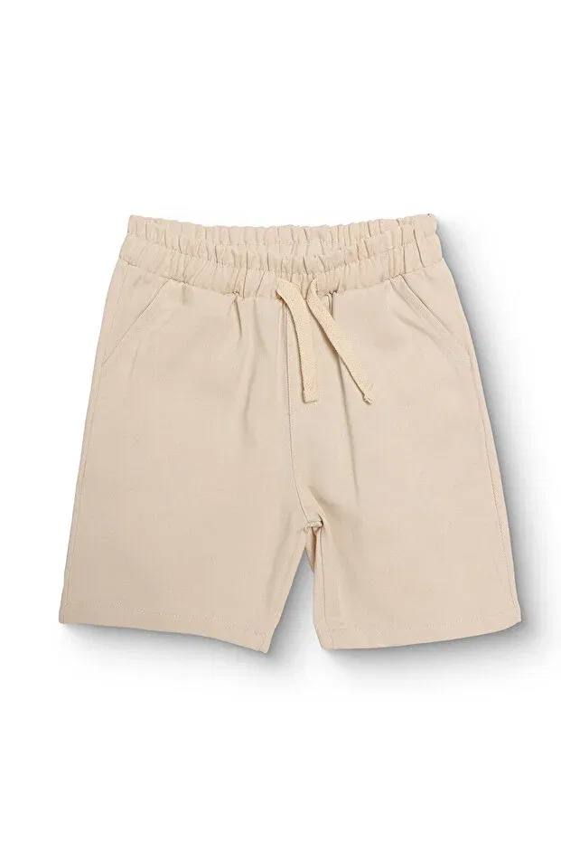 Детские шорты для мальчиков со шнуровкой Hellobaby Ebebek Hello Baby, Beige