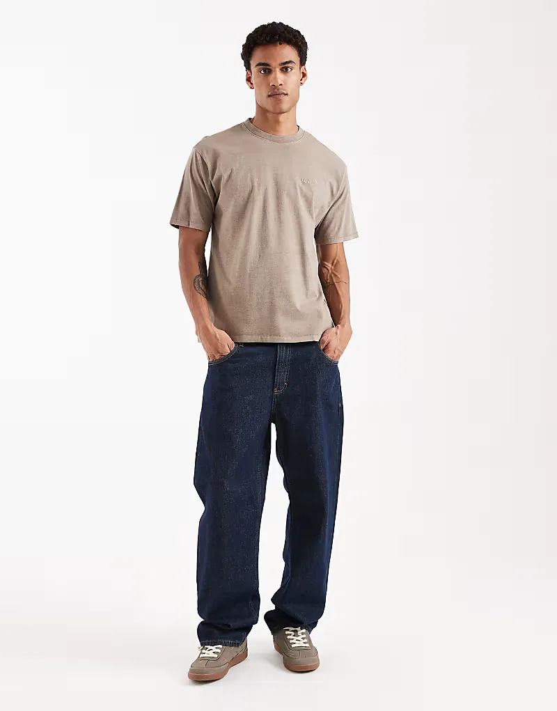 Футболка винтажная Red tab garment dye Levi's, выстиранный коричневый — фото 2