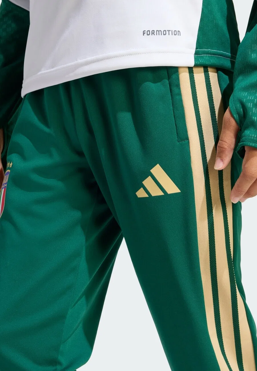 Спортивные брюки ADIDAS PERFORMANCE Slim fit 'Italien 26 Tiro' темно-зеленого цвета — фото 4