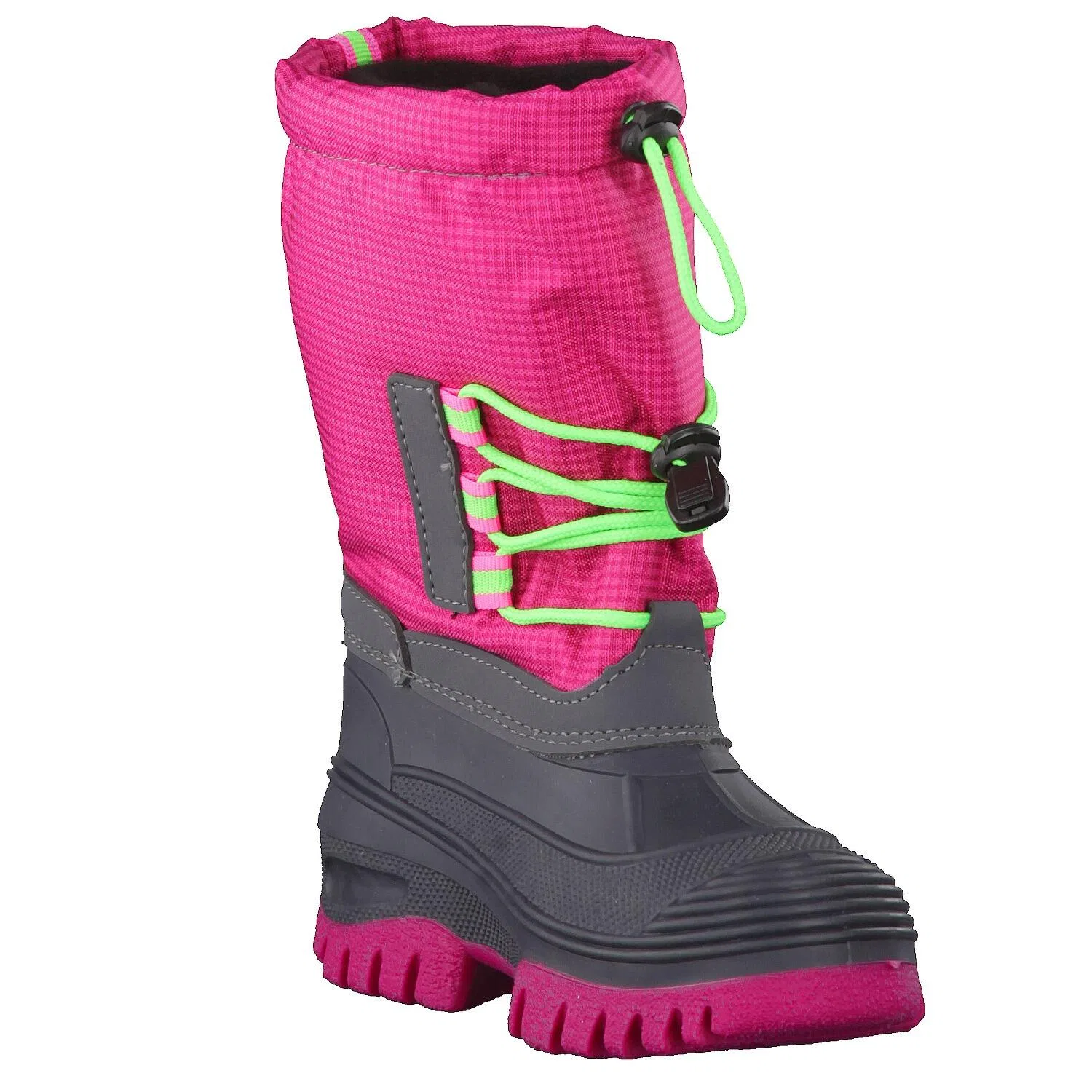 Детские зимние ботинки Ahto WP Snow Boots Cmp, Rosa / Grun / Grau — фото 2