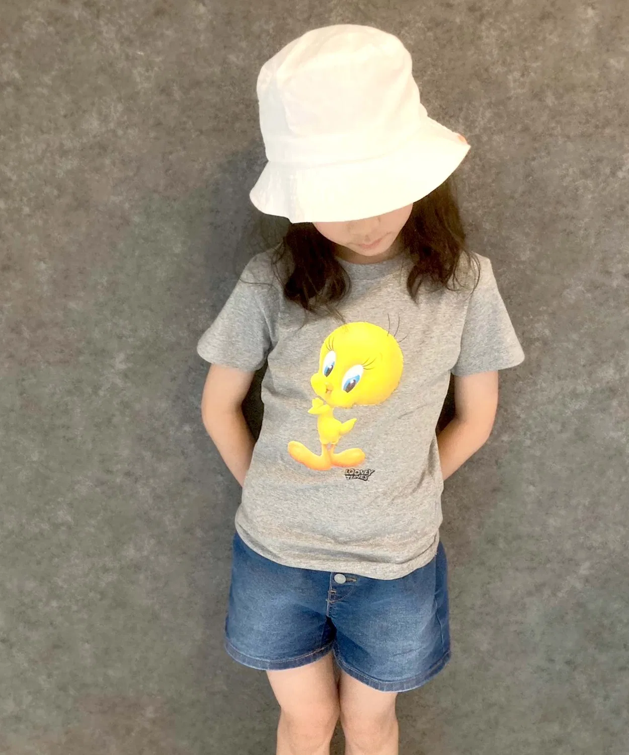Детская футболка с принтом Looney Tunes SHISKY, Charcoal Grey — фото 3
