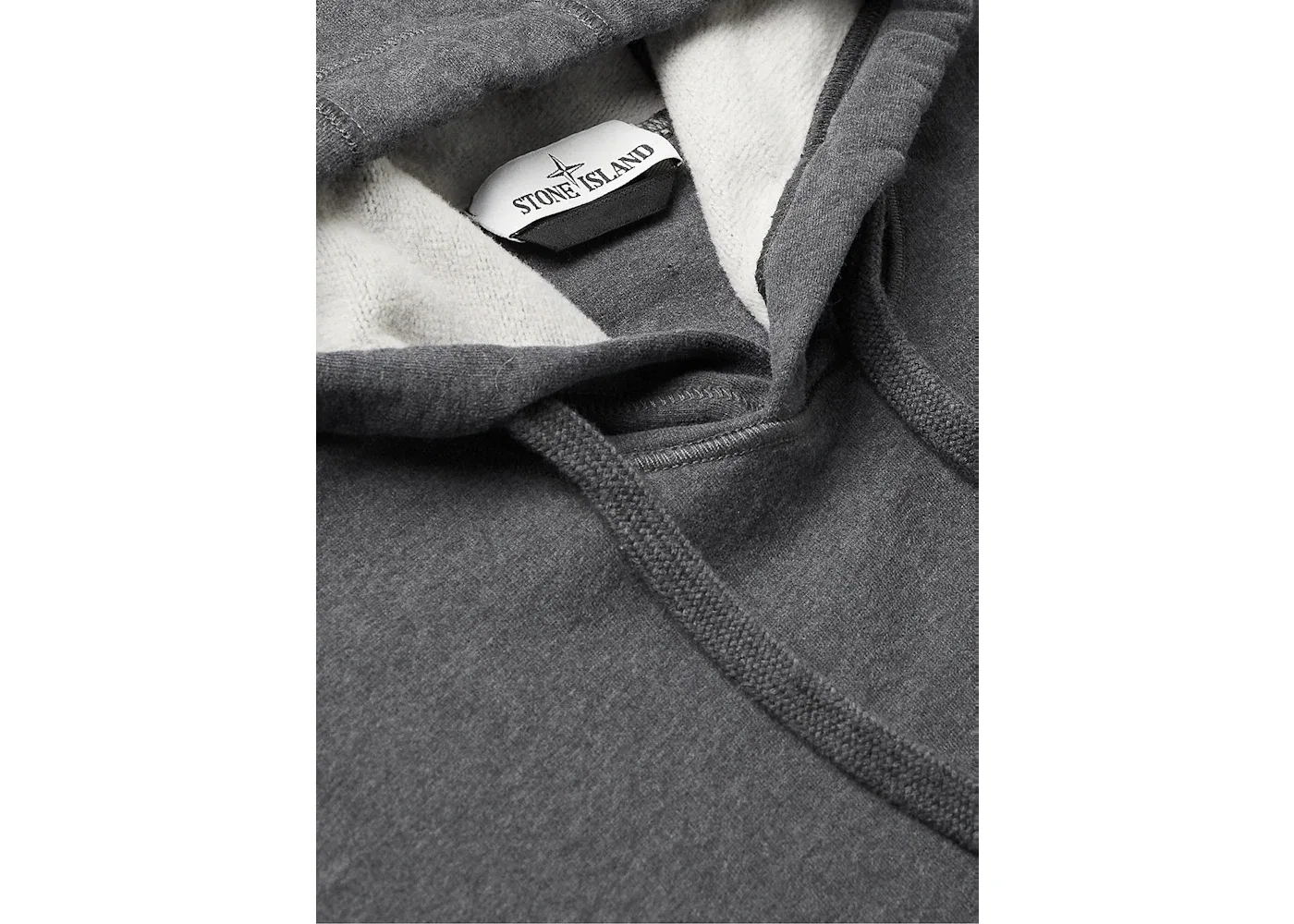 Мужская худи на молнии с капюшоном Hooded Sweatshirt Stone Island, Dark Gray — фото 2