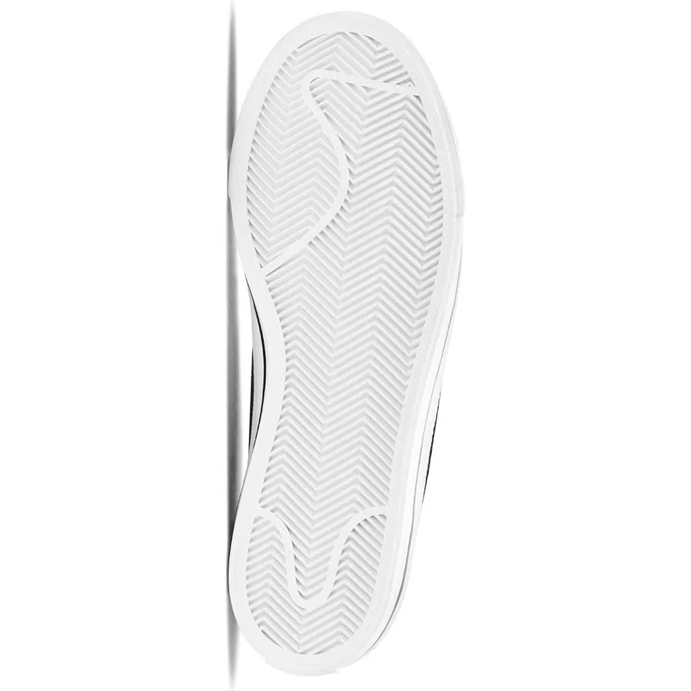 Детские кроссовки для мальчиков кожаные NIKE Court Legacy NIKE, White Game Royal Black — фото 3
