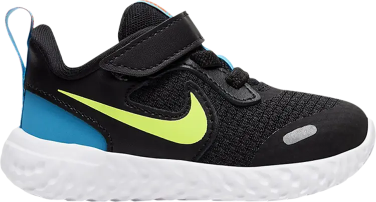 

Кроссовки Nike Revolution 5 TD 'Black Lemon Venom', черный
