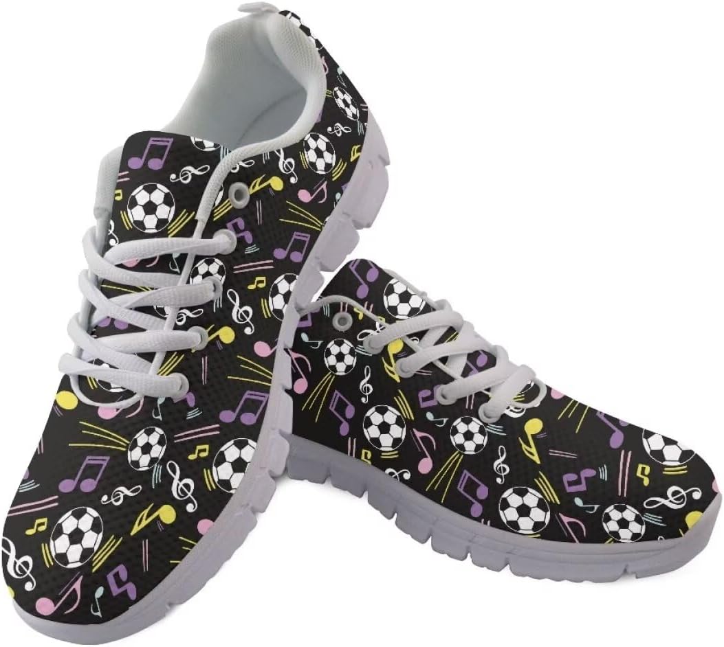 

Кроссовки AmzPrint Air Cushion Mesh Breathable Non Slip для бега и ходьбы, для мужчин, Musican Note Print