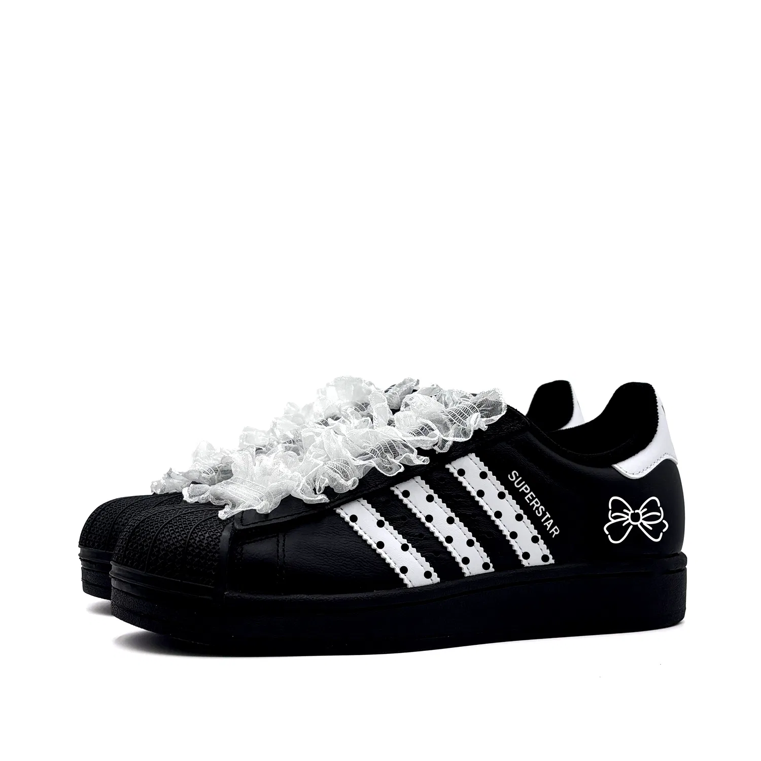 Детские кроссовки для скейтбординга Superstar 2, Adidas Originals, Black — фото 4