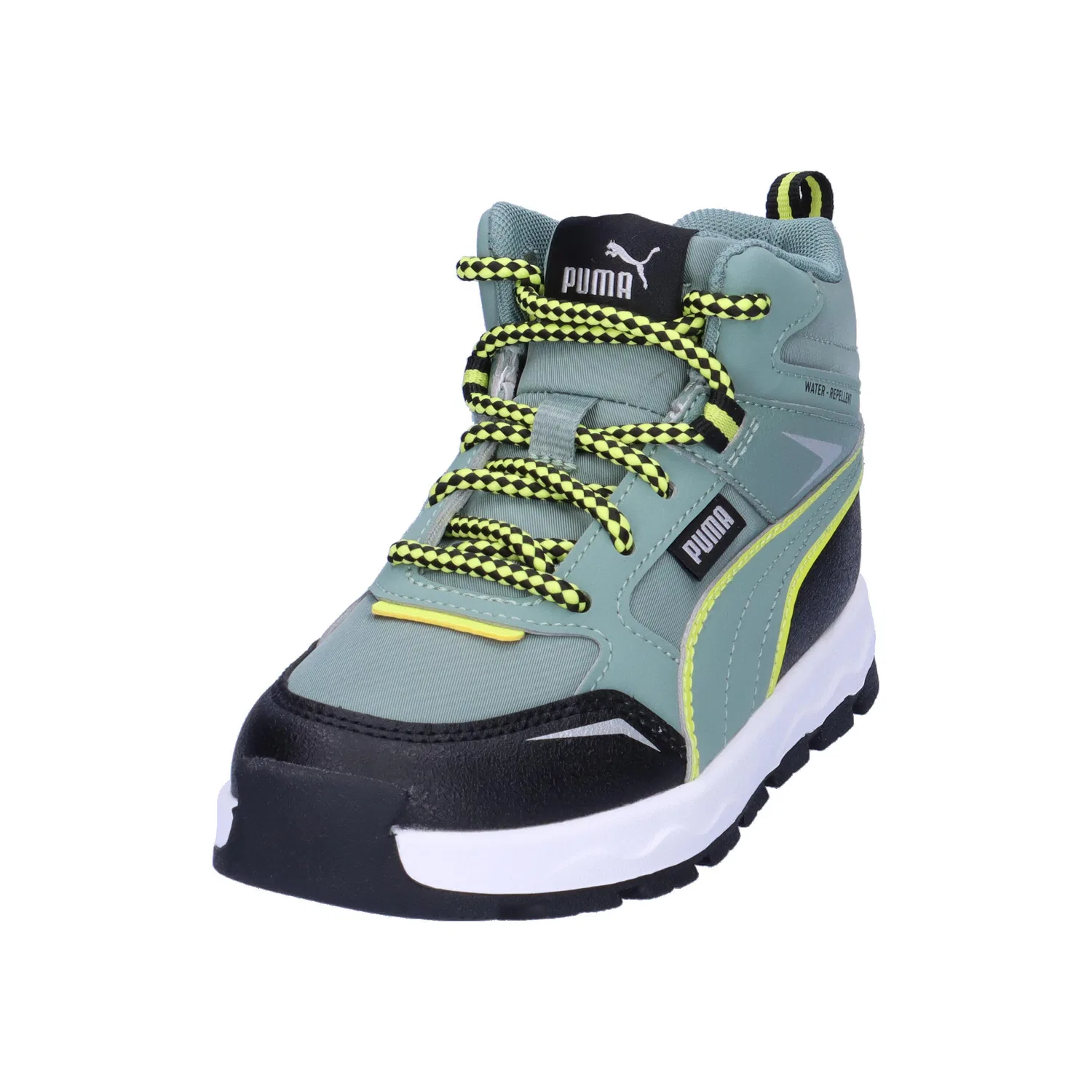 Детские кроссовки с утепленным верхом Evolve Trail Puma, Grun — фото 4