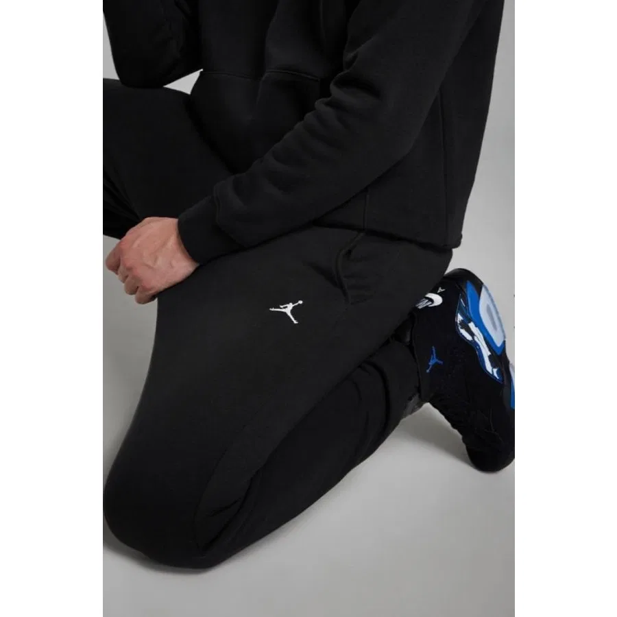 Спортивные штаны из флиса с принтом Jordan Fleece Jumpman Nike, Черный — фото 3