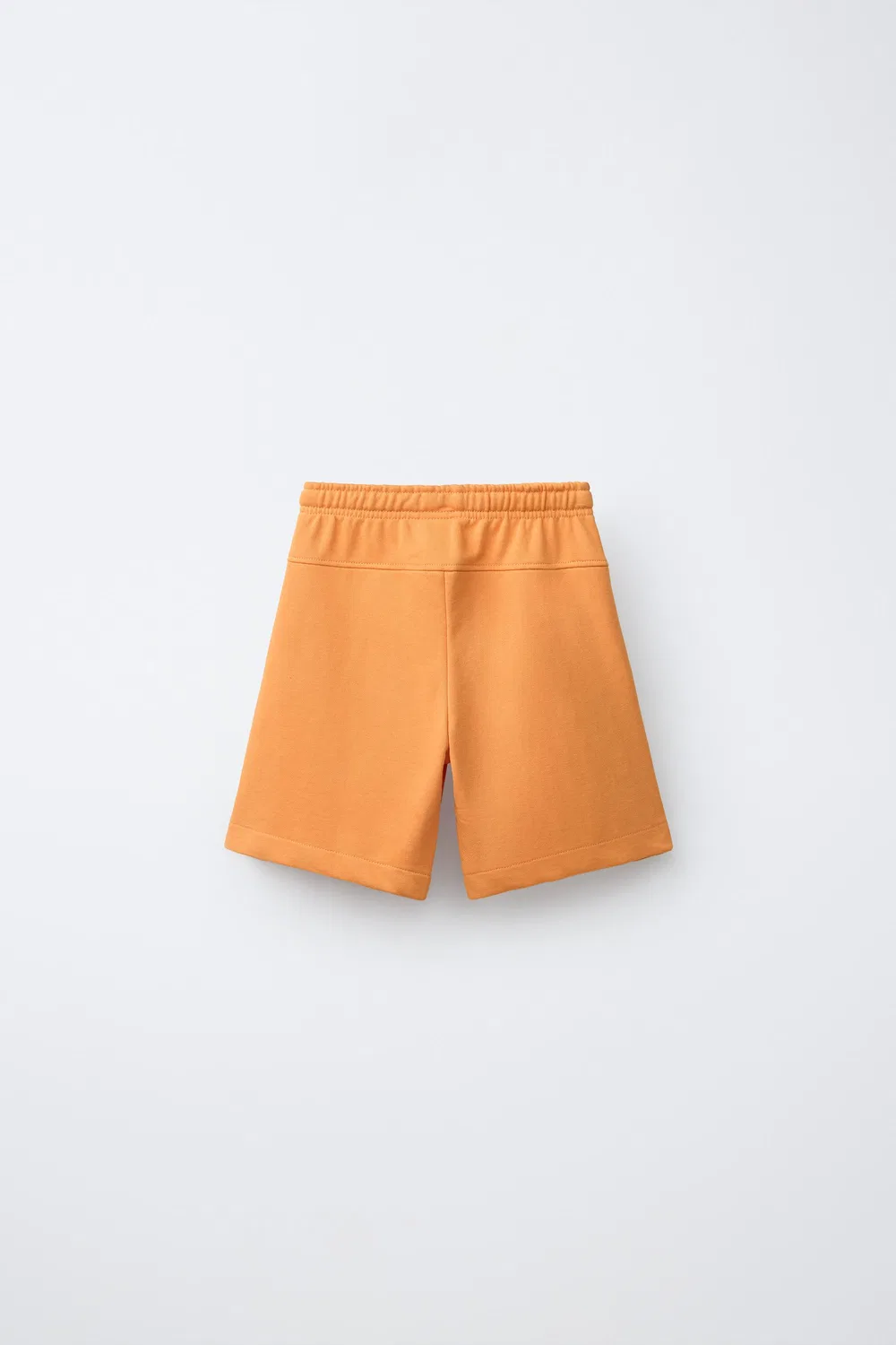 Однотонные плюшевые бермудские шорты ZARA, Orange — фото 2