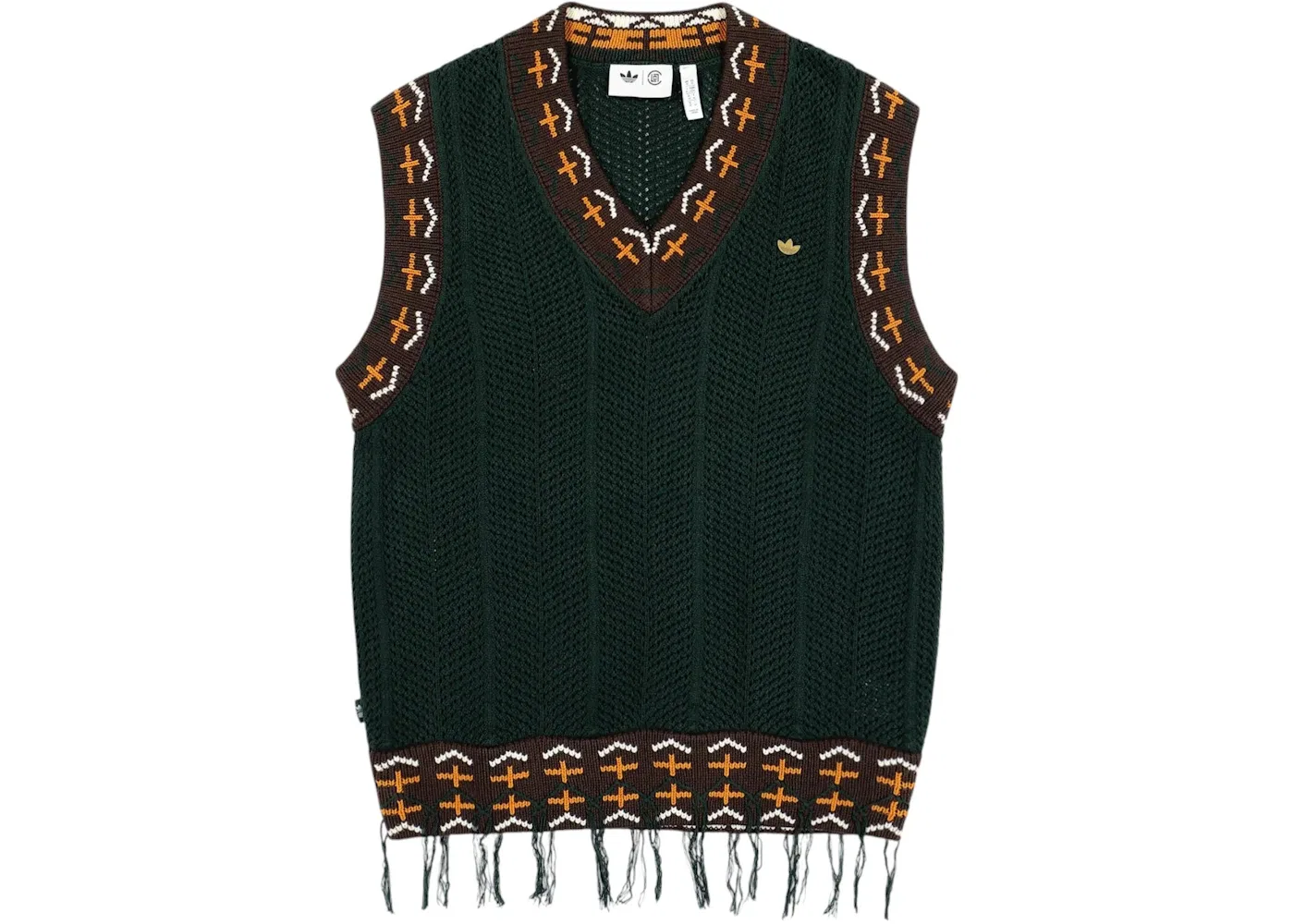 Мужской жилет с принтом Adidas x CLOT, Green Night