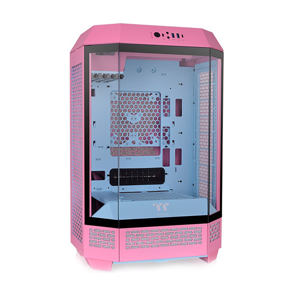 

Корпус Thermaltake The Tower 300, Mini Tower, розовый/голубой