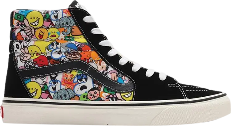 

Кеды Vans atmos x Sk8-Hi Emoji, черный