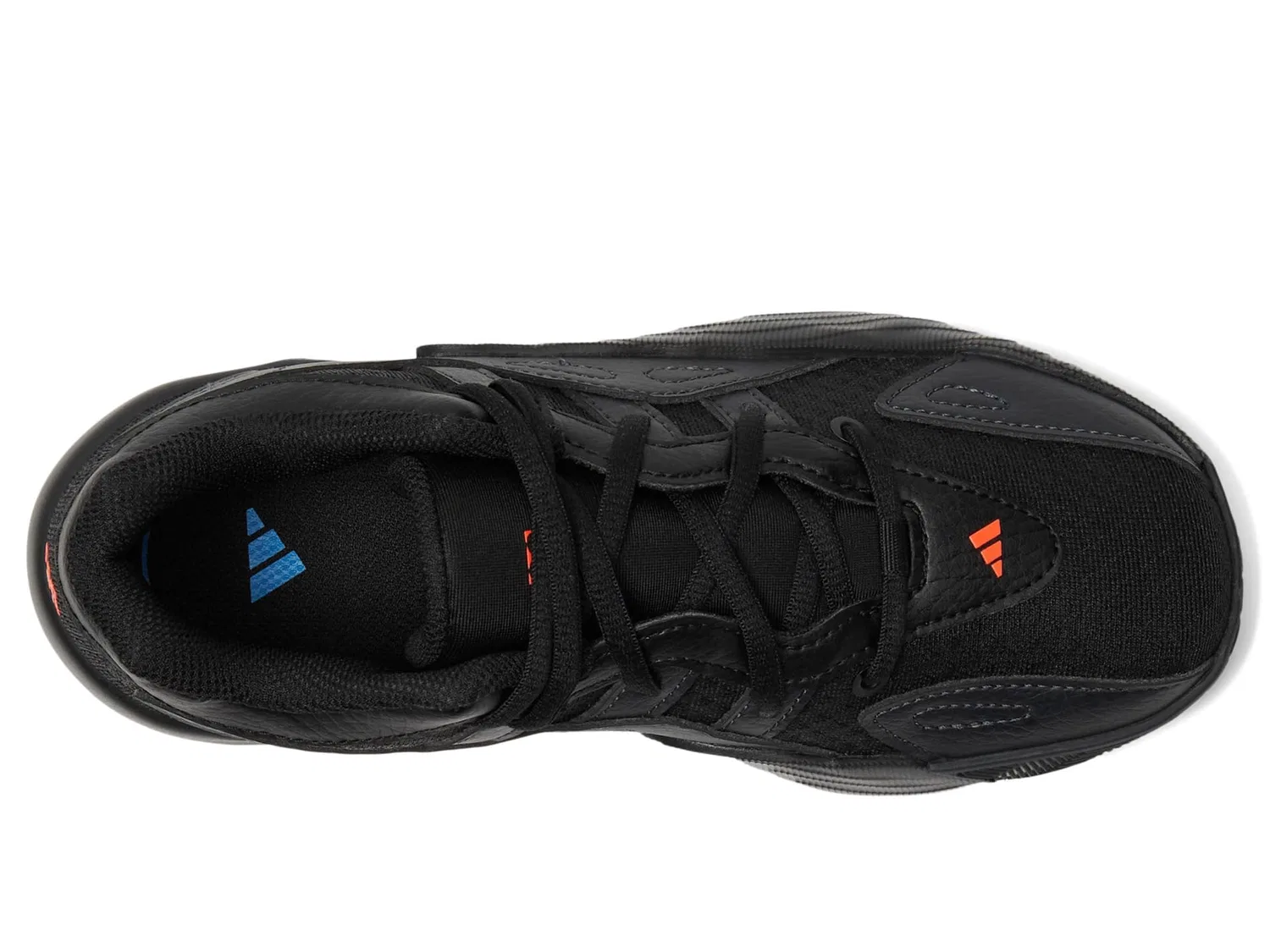 Детские кроссовки для мальчиков с принтом Trae Unlimited Adidas, Black Carbon Solar Red — фото 3
