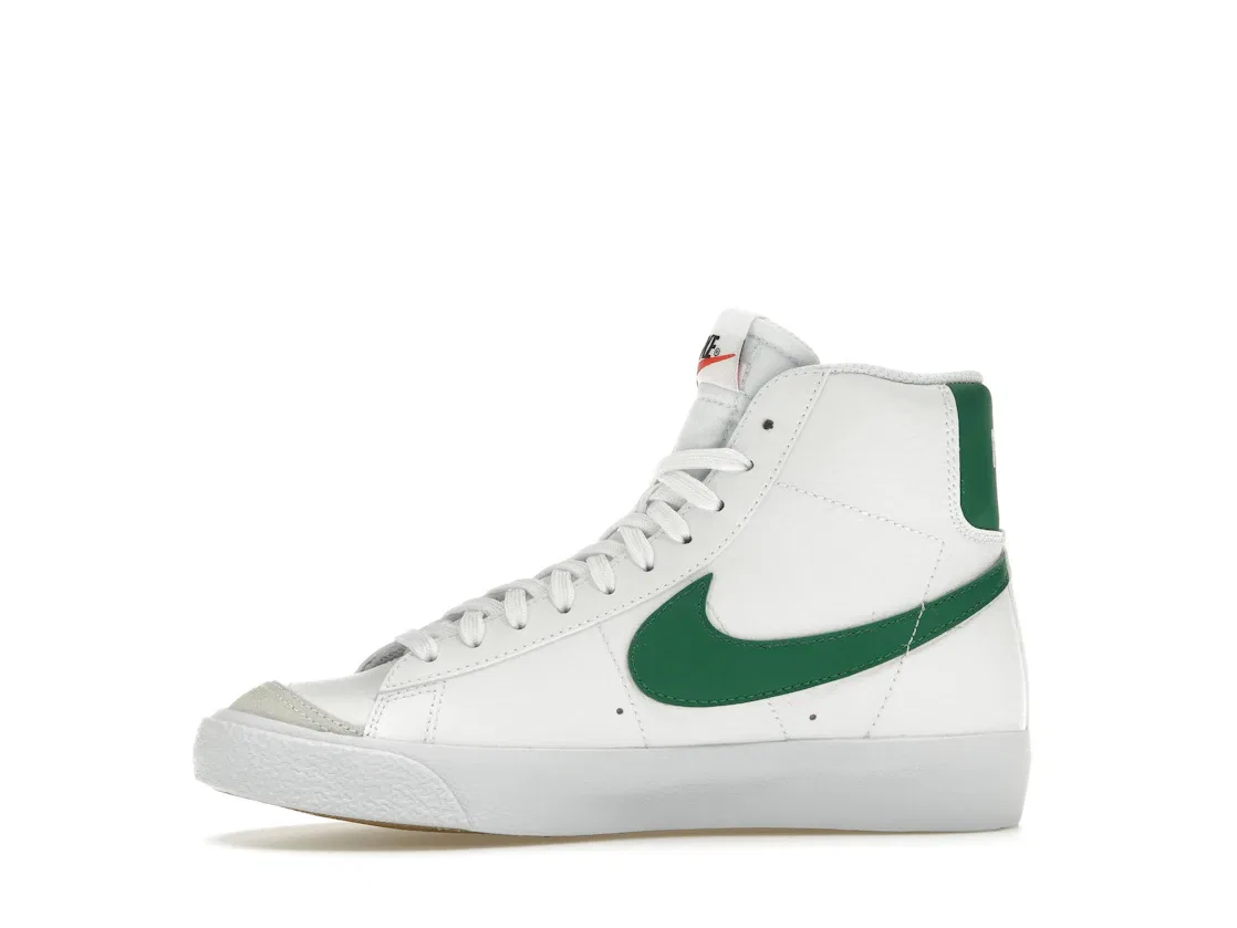 Детские кроссовки с высоким верхом Nike Blazer Mid 77 Nike, White/Pine Green/Black — фото 3