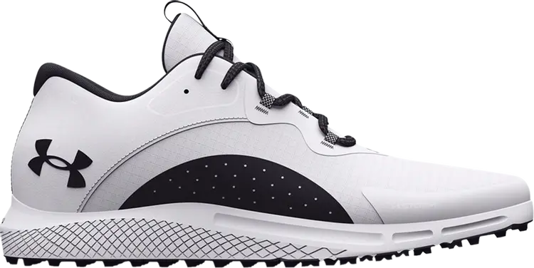 

Бутсы Under Armour Charged Draw 2 Spikeless Golf White Black, белый