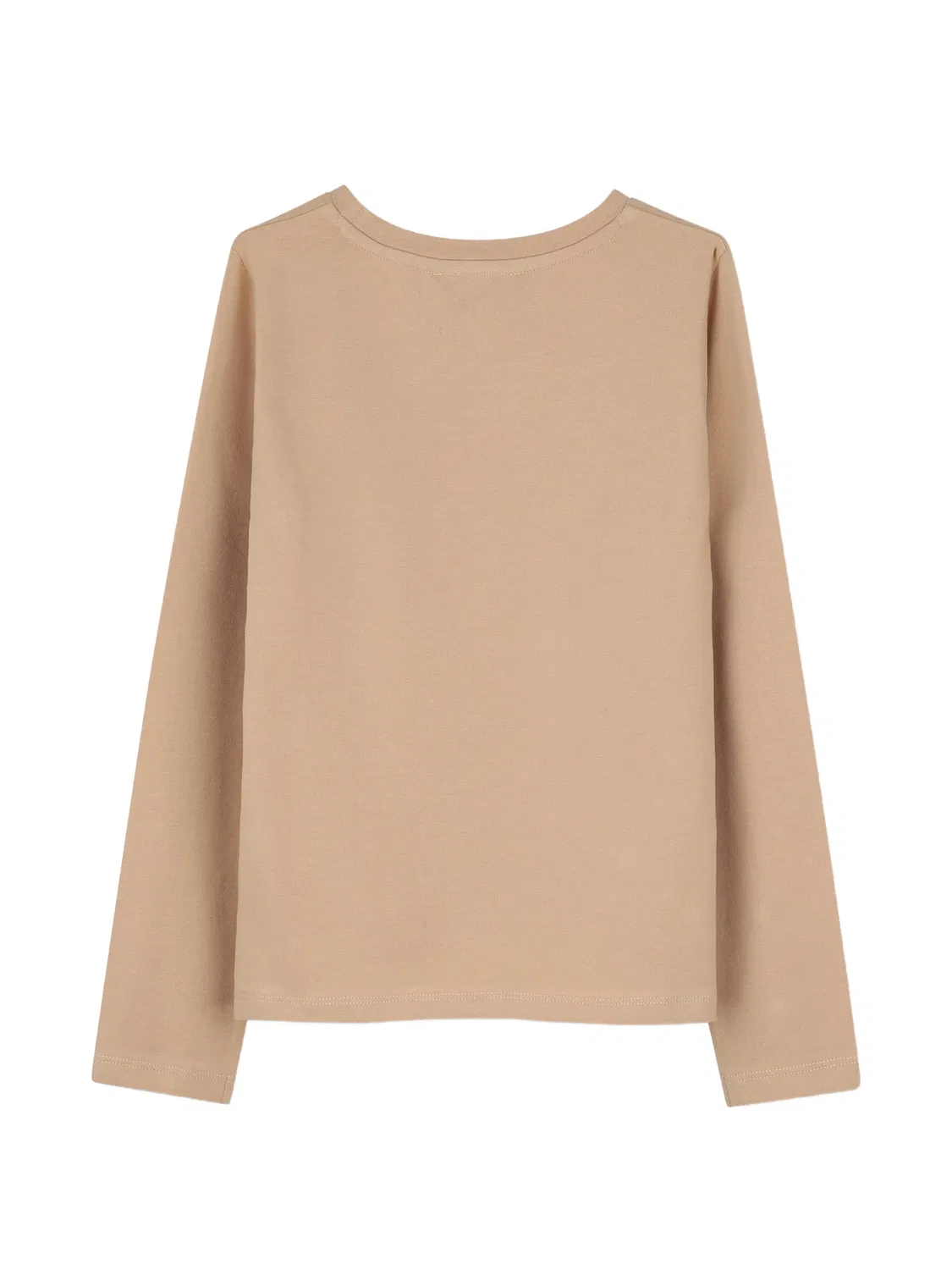 Футболка с длинными рукавами и логотипом Michael Kors Kids, нейтральные цвета — фото 2