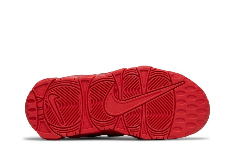 Кроссовки Nike Air More Uptempo QS PS 'University Red', красный — фото 4