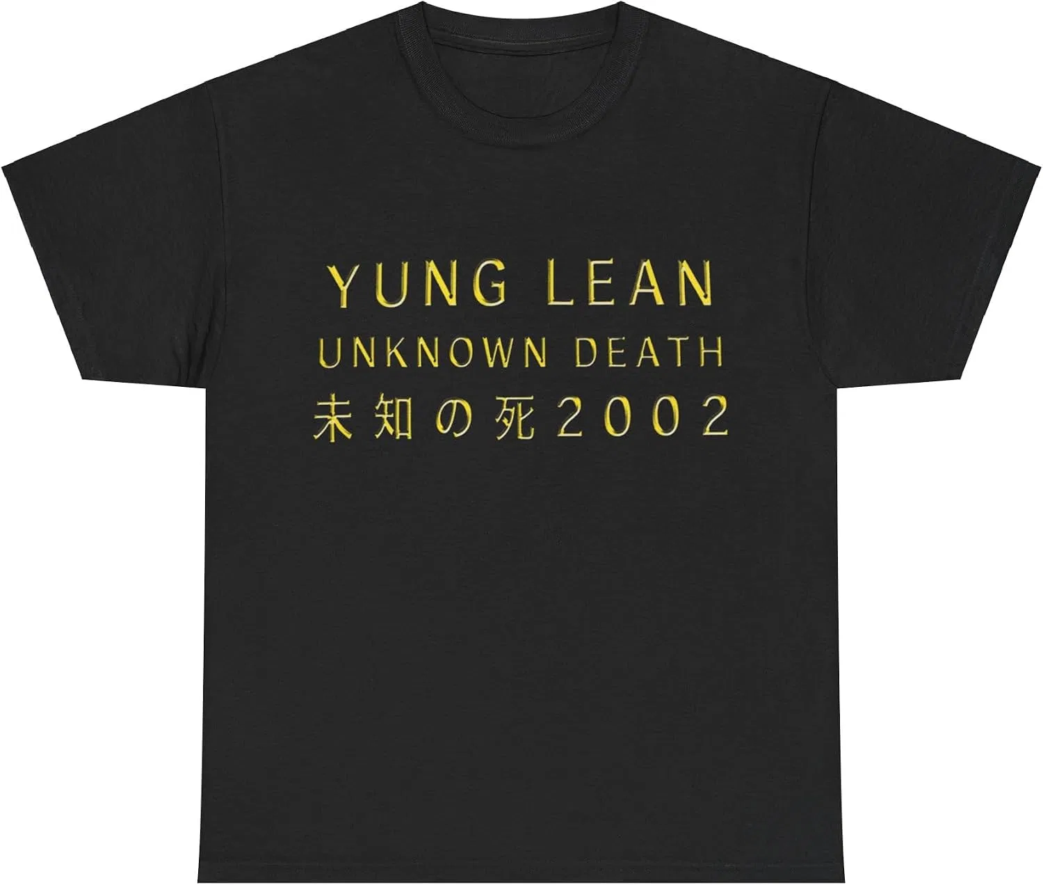 Женская футболка с принтом Yung Drain Gang Unknown 2002 Album Tour Merch Tee, чёрный