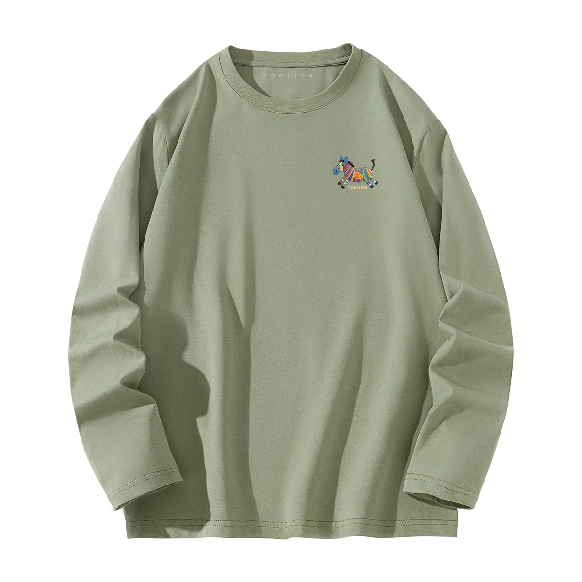 Детская футболка с принтом Tonlion Tonlion, Цвет 100%cotton Palm Green