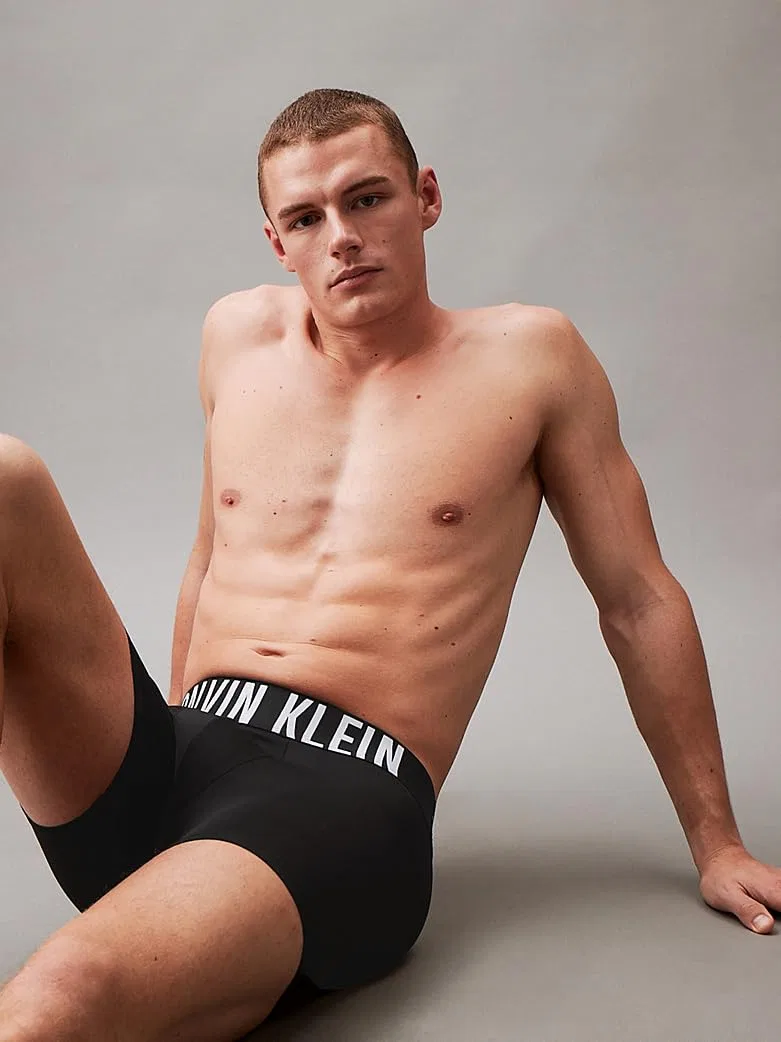 Мужские боксеры с принтом Calvin Klein, Black (Black, Black) — фото 2