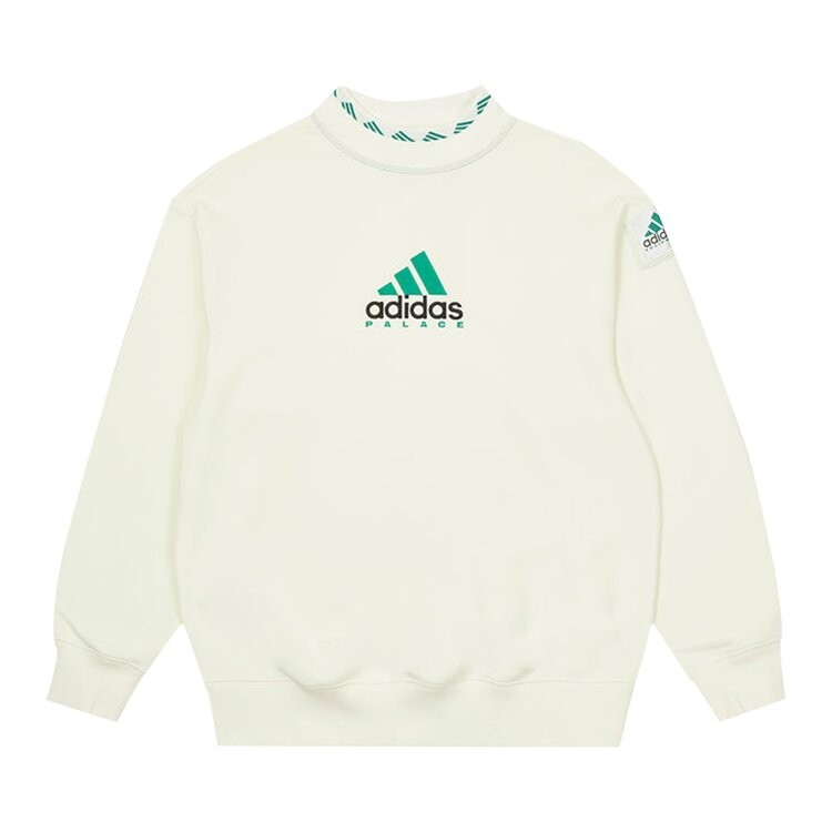 

Толстовка Palace x adidas EQT Crew 'Off White', белый