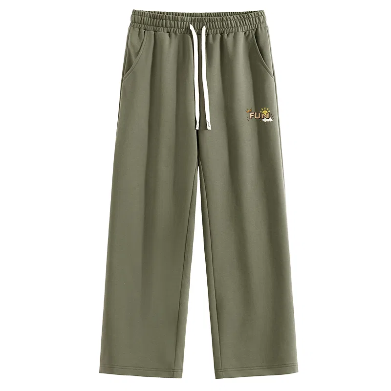 Детские брюки из трикотажа MINISO, Palm Green