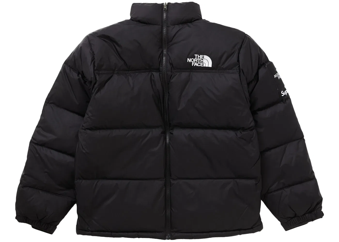 Мужская куртка с принтом Split Nuptse Supreme, Black
