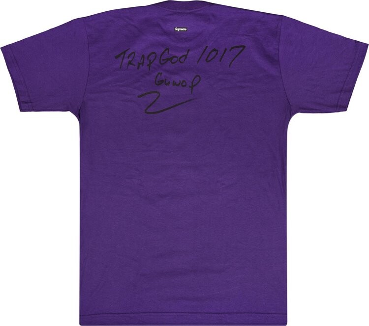 Футболка Supreme Gucci Mane T-Shirt Purple, фиолетовый — фото 3