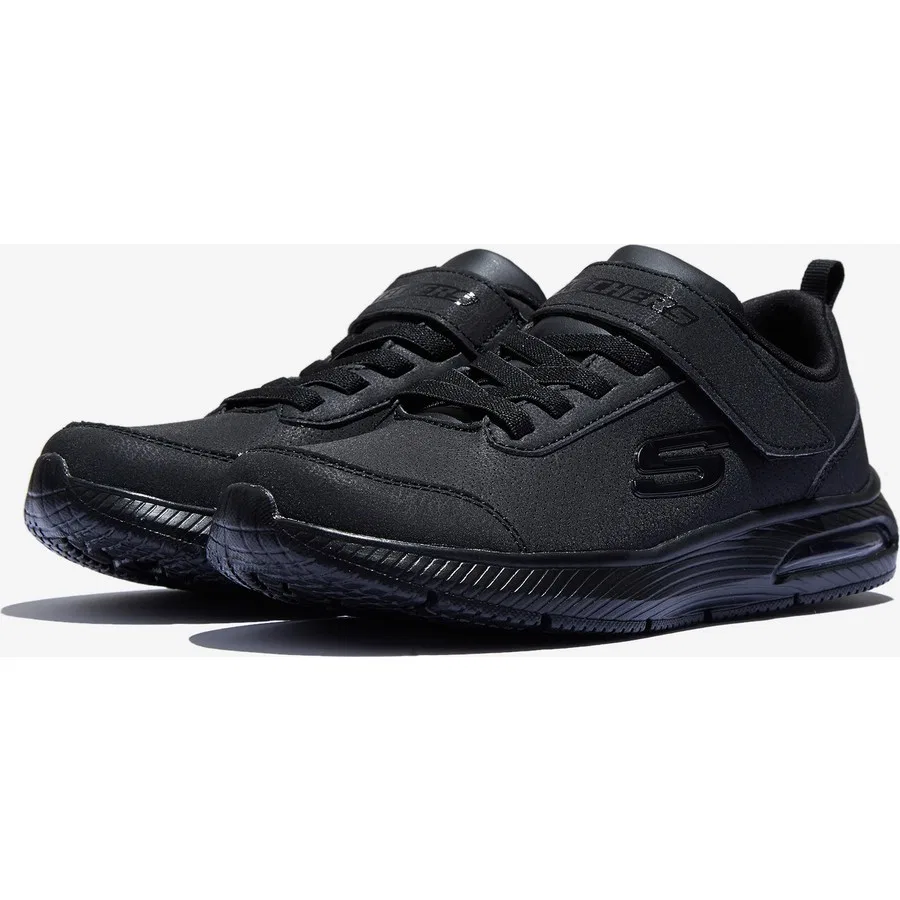 Кроссовки детские с логотипом DYNA-AIR-FAST PULSE Skechers, Черный — фото 3