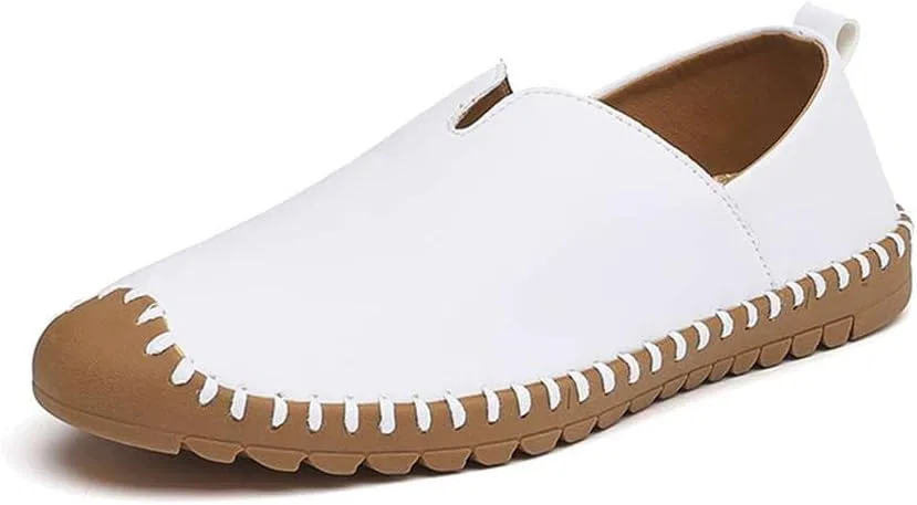 Туфли лоферы на каждый день, кожаные, slip-on, бежево-коричневые Zentavi