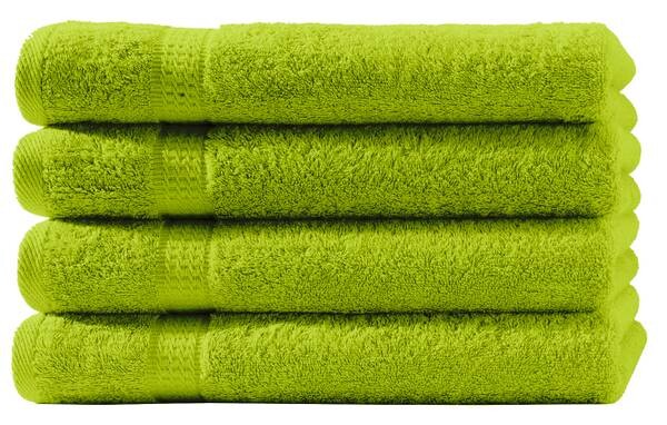 

4 шт Набор полотенец One-Home Frottee 70x140 cm, 70x4x140 см, зеленый