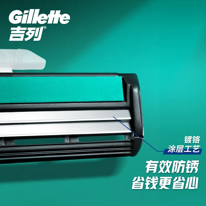 Мужской станок для бритья с вращающейся двойной головкой Wei Feng, Gillette — фото 4