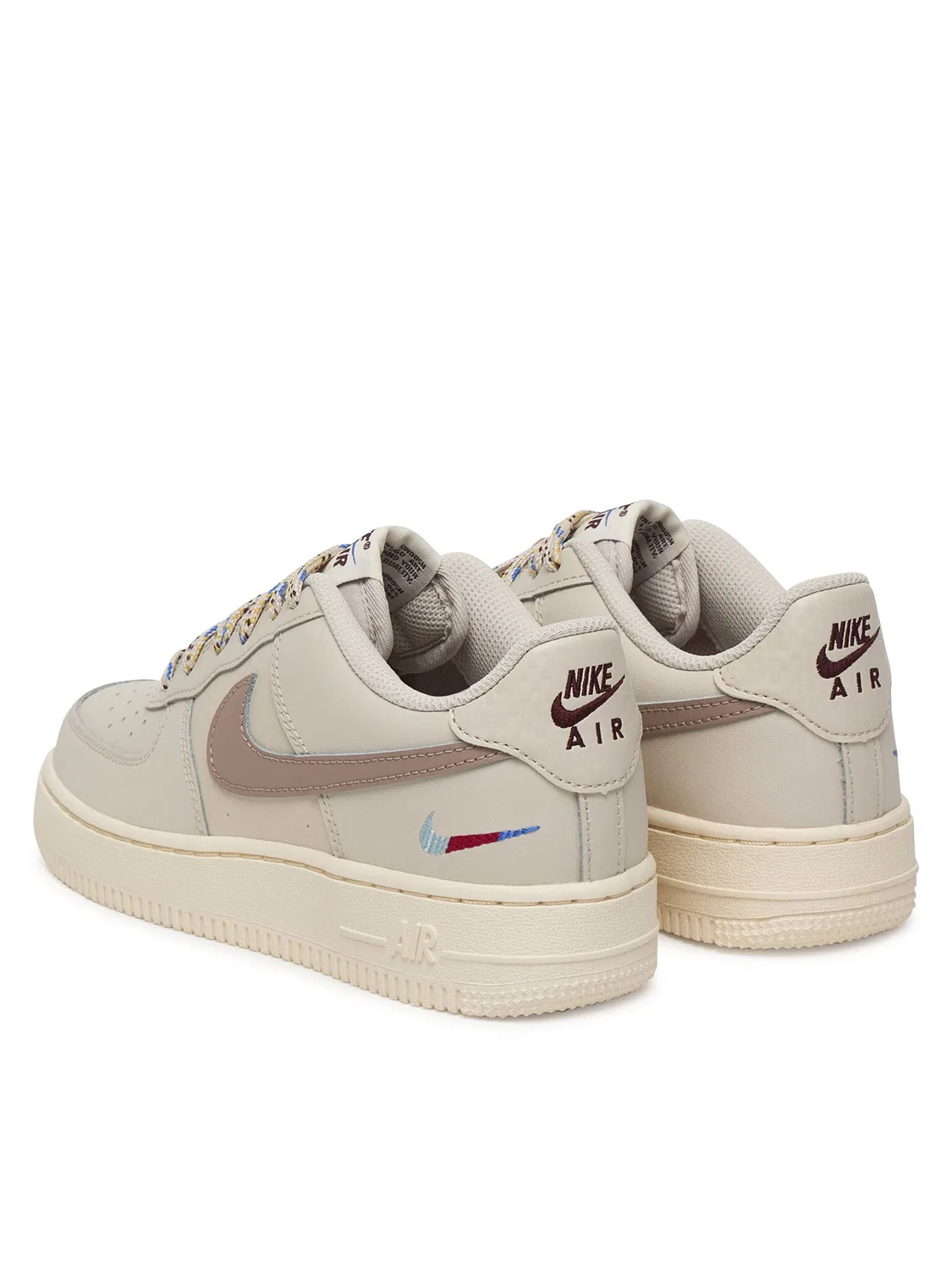 Кроссовки для мальчика Air Force (GS) Nike, бежевый — фото 3