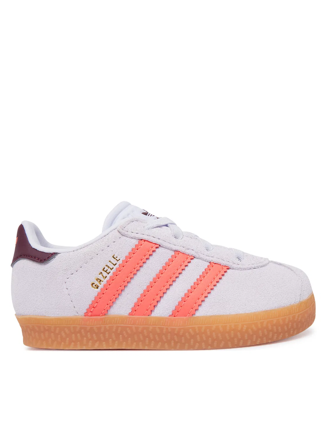 Кроссовки для девочки Gazelle Comfort Closure Elastic Lace Adidas, светло-сиреневый