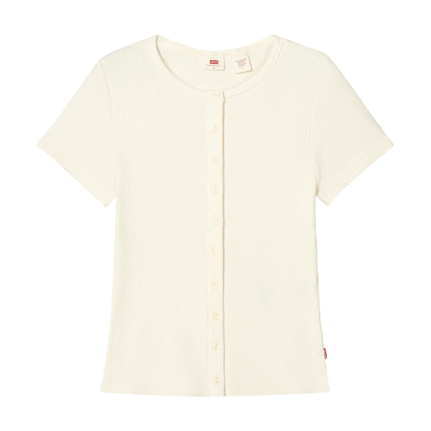 Женская футболка хлопковая Levis, White