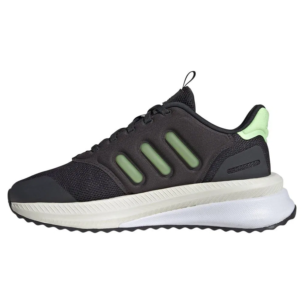 Детские кроссовки для мальчиков с кроссовками Adidas X_plrphase J, Carbonio / Verde Spark / Avorio — фото 3