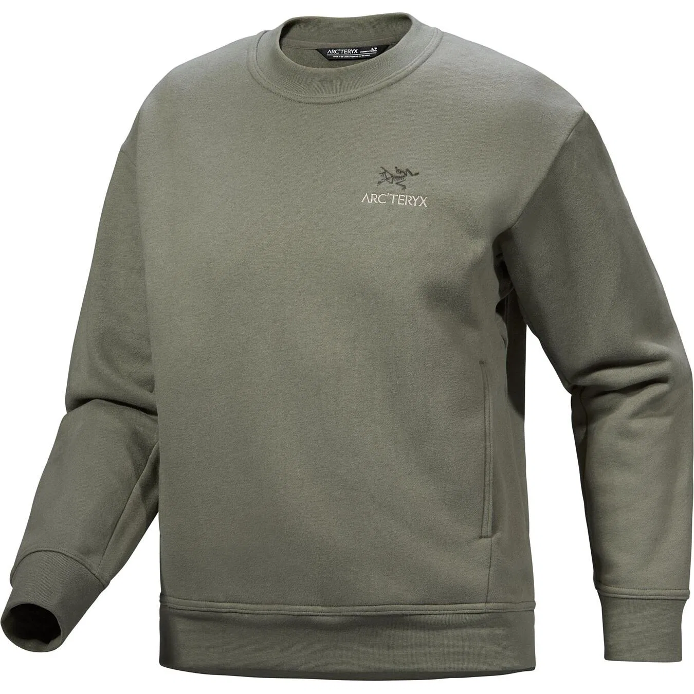 Женский свитшот с принтом Emblem Arcteryx, Black Sapphire — фото 3