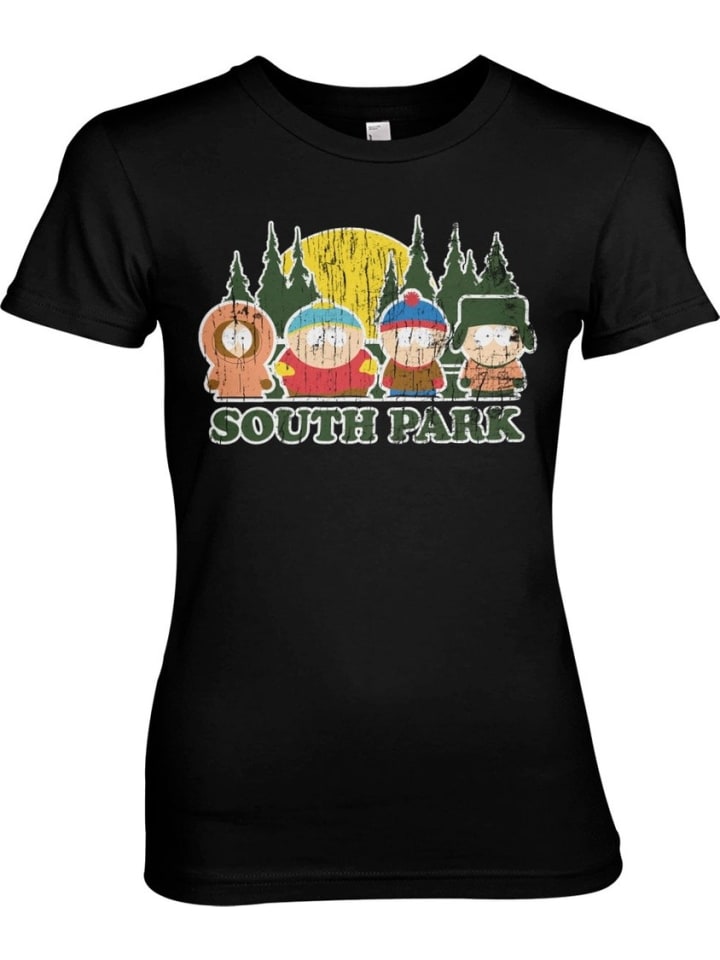 

South Park Черная футболка, Черный, South Park Черная футболка