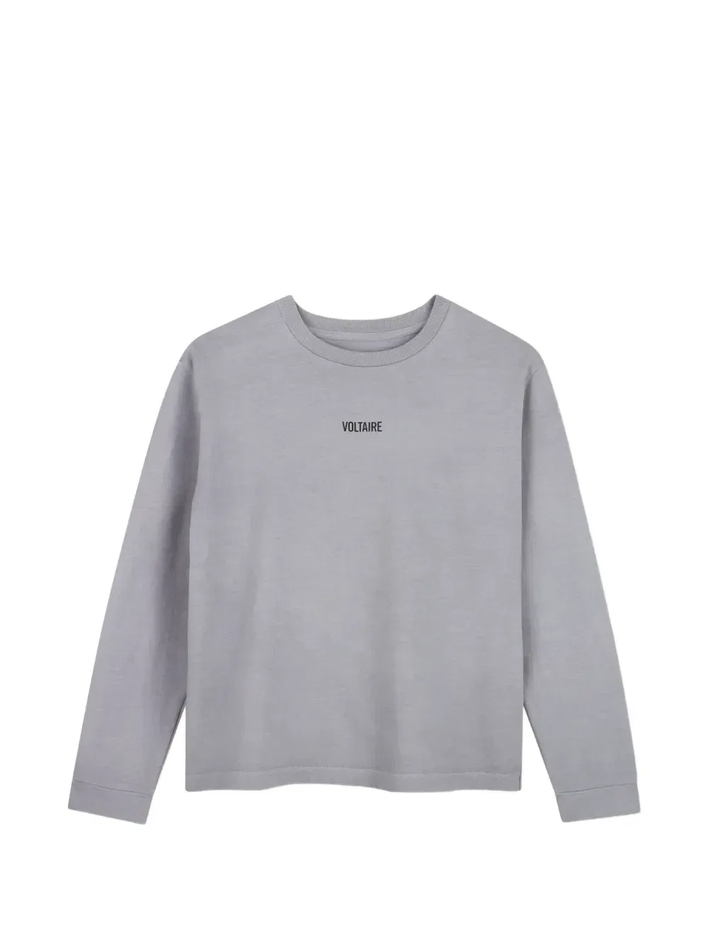 Лонгслив с логотипом Zadig & Voltaire Kids, серый