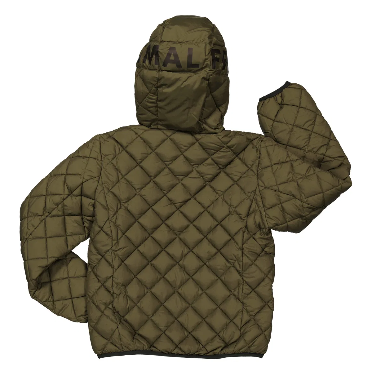 Куртка Reci Reversible Hooded Jacket Save The Duck, Green Black — фото 4