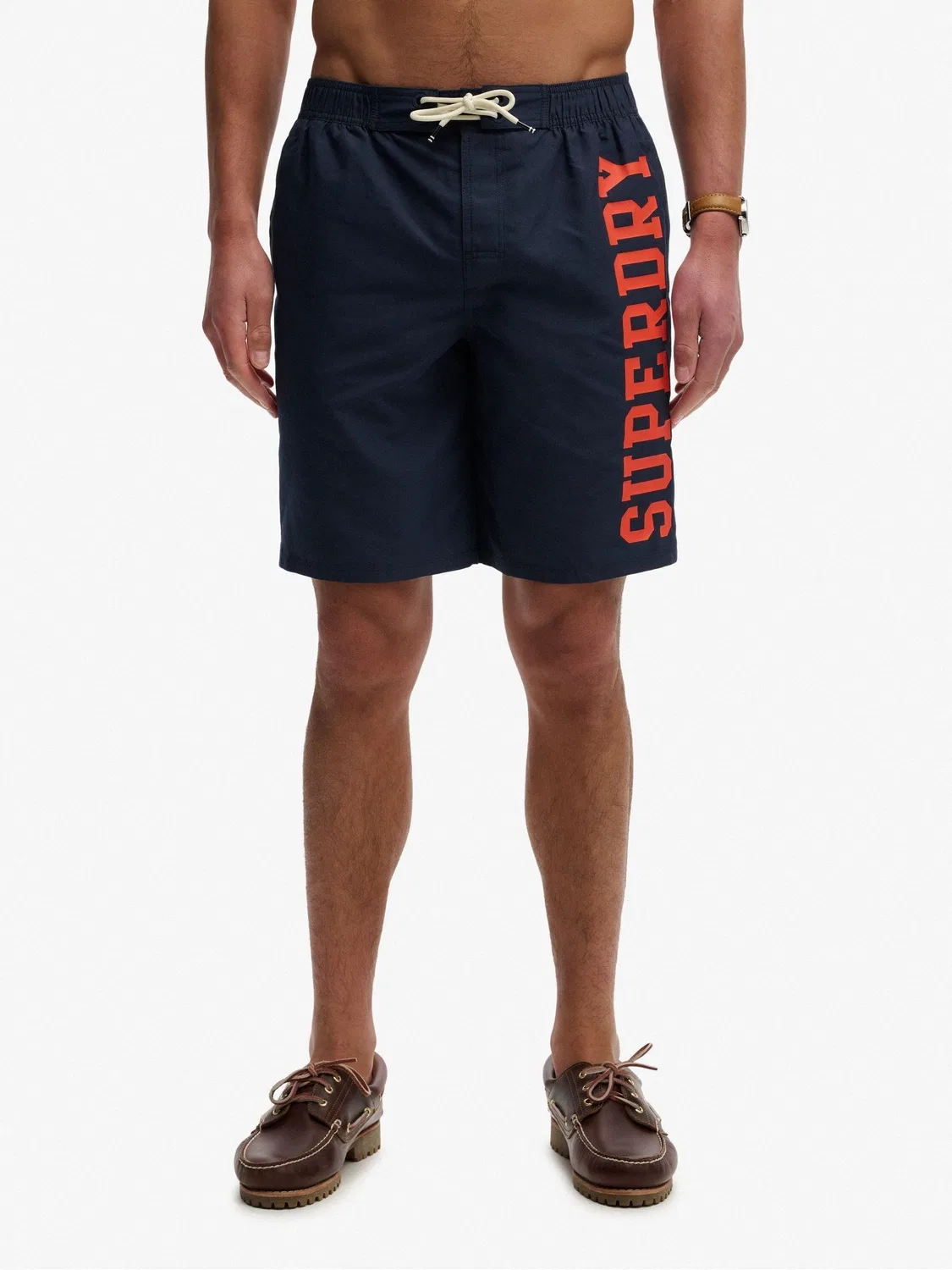 Плавки Superdry Logo 19, синие — фото 4