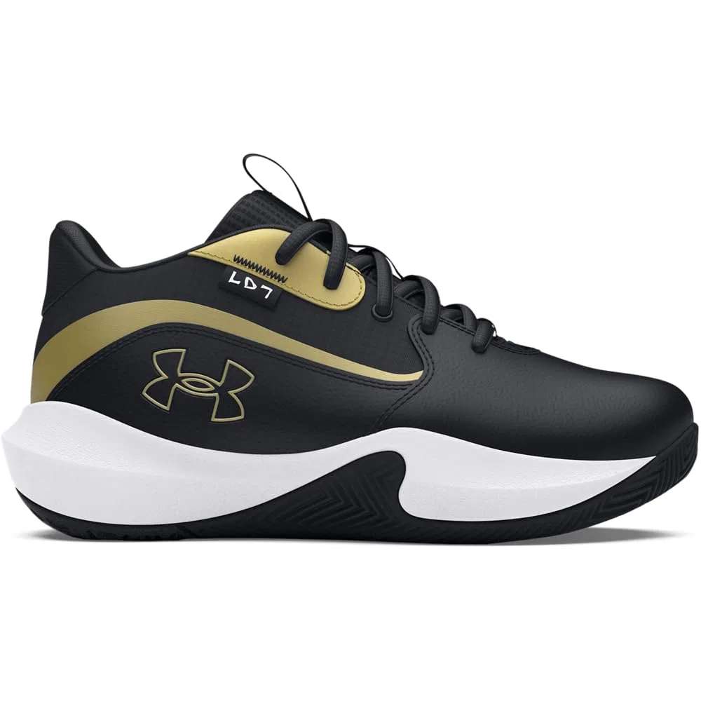 Детские кроссовки для девочек с шнуровкой Bloqueo Preescolar 7 Under Armour, Black