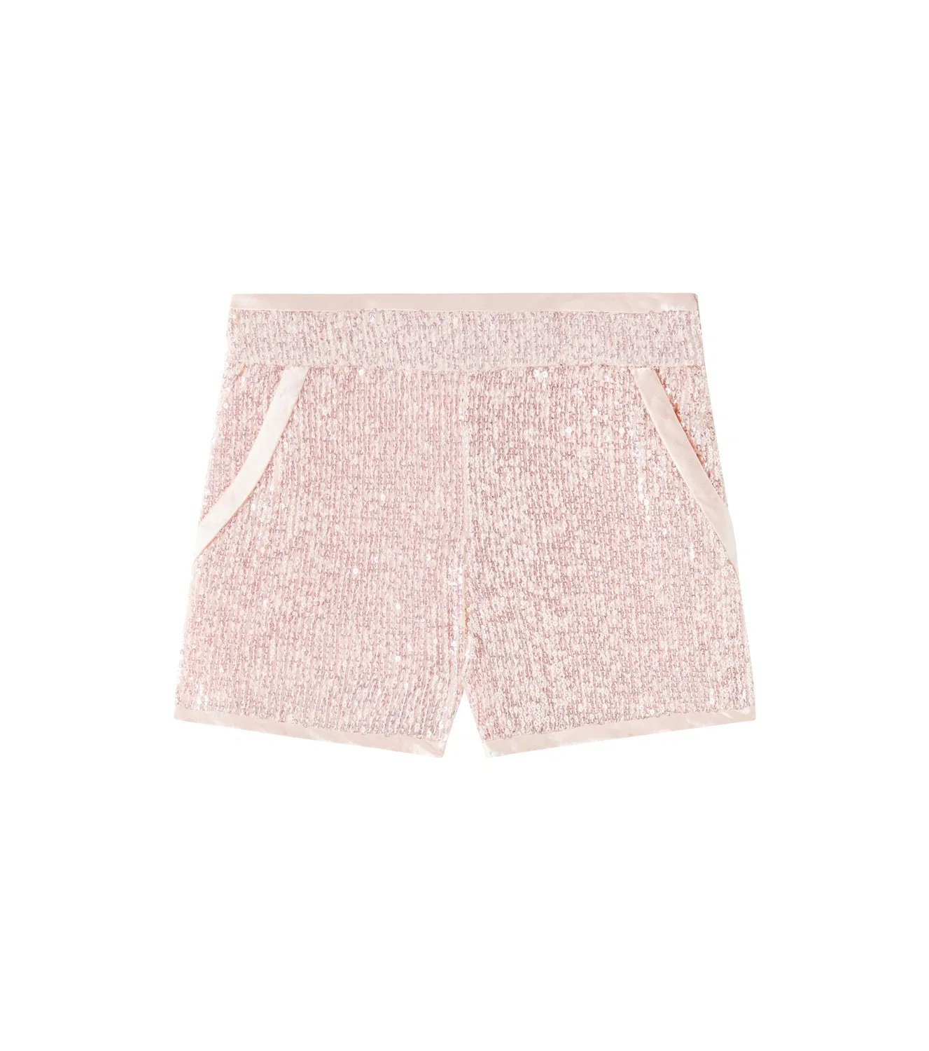 Шорты с пайетками Chloé Kids, Petal Pink