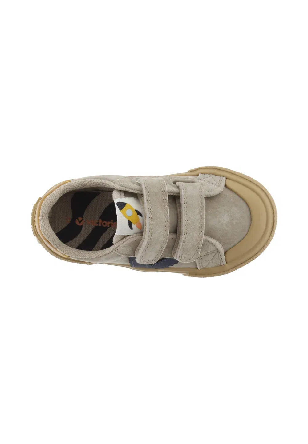 Детские кроссовки Tribu 1065201 унисекс - обувь для малышей Victoria Shoes, Beige — фото 3