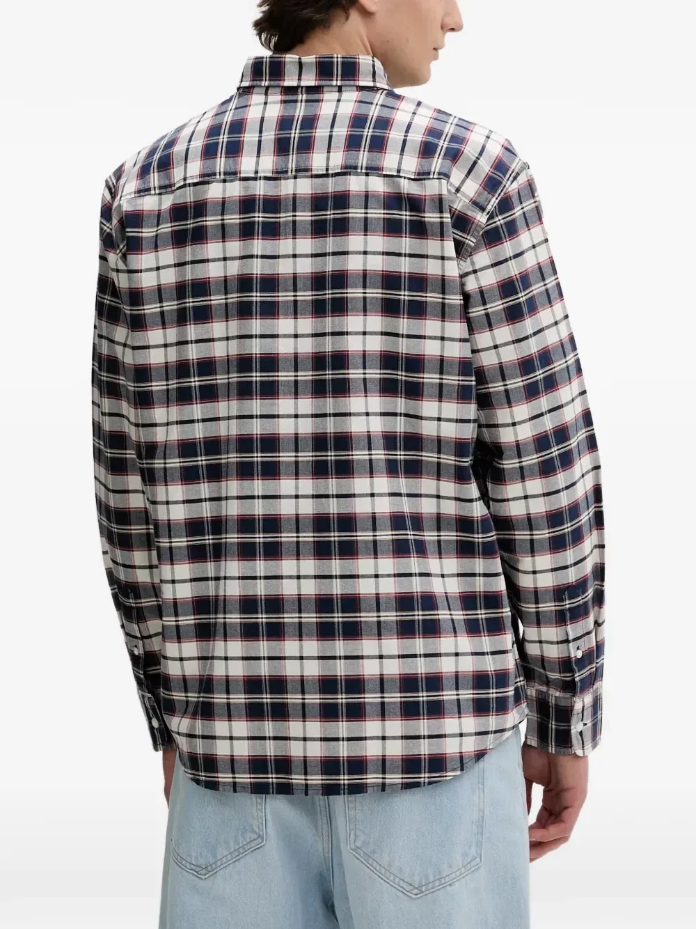 Клетчатая рубашка на пуговицах Levi's, белый — фото 3