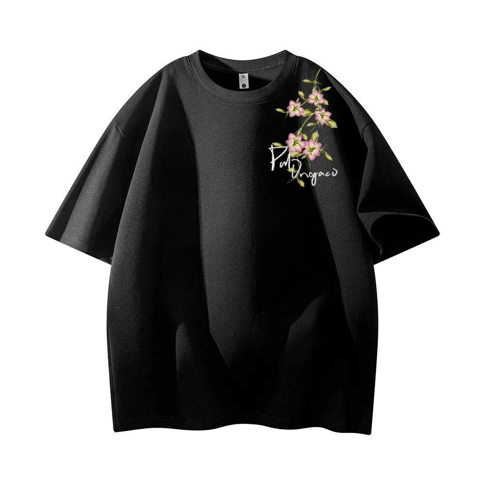 Детская футболка с круглым вырезом Unisex Crew Neck Moderate PAL ONGACO, Black — фото 3