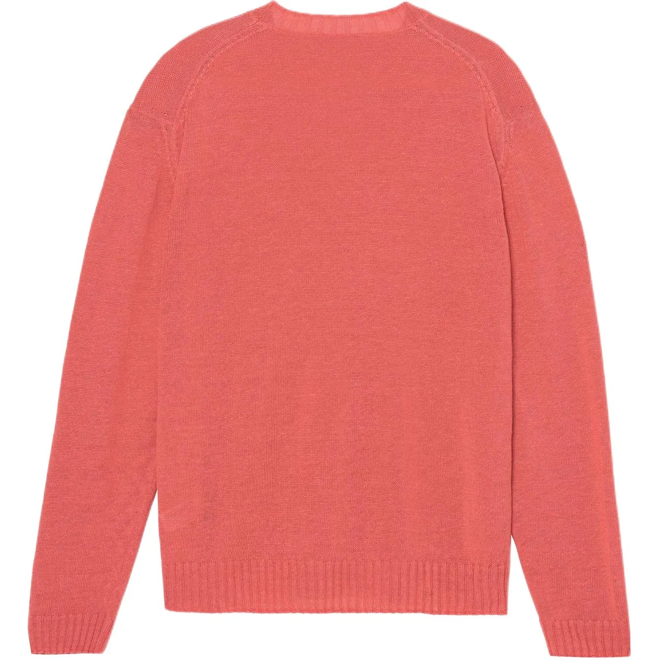 Мужской свитер с круглым вырезом Coral ZARA, Coral — фото 3