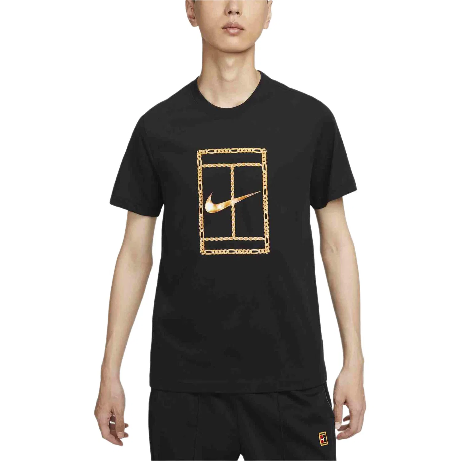 Мужская футболка с логотипом Nike Dri Fit Heritage, Black