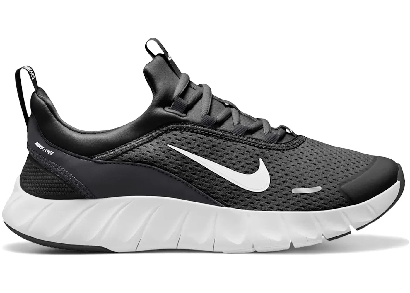 Детские кроссовки для мальчиков и девочек с длинным шнурком Nike Free Ride Nike, Black/Anthracite/White